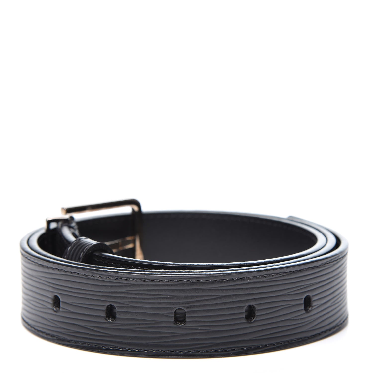 Louis Vuitton Epi 32mm Belt 85 34 Black 3 of 6