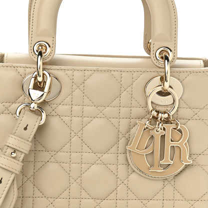 Christian Dior Lambskin Cannage Small My ABC Lady Dior Beige 8 of 10