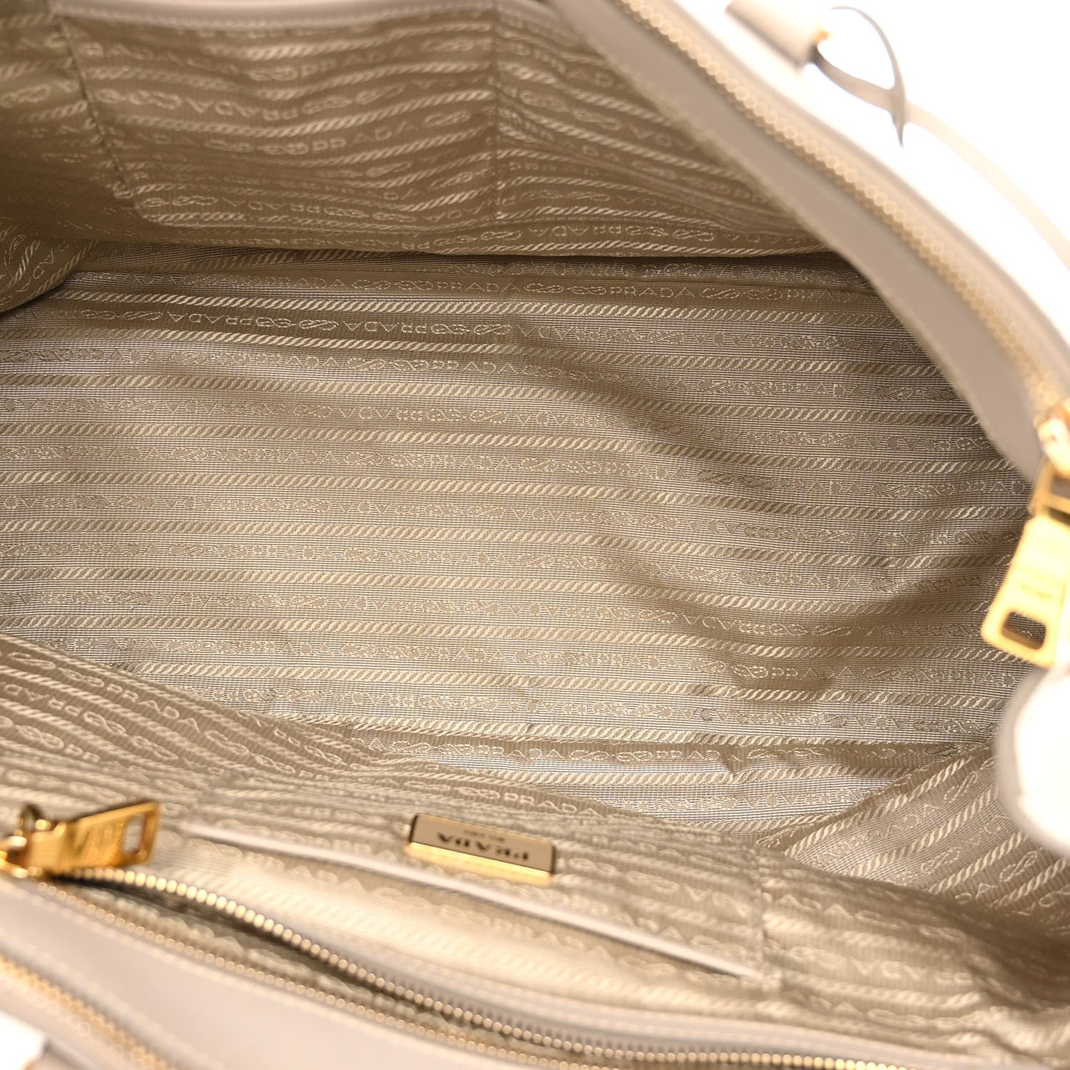 Prada Saffiano Lux Extra Large Galleria Double Zip Tote Pomice 5 of 13
