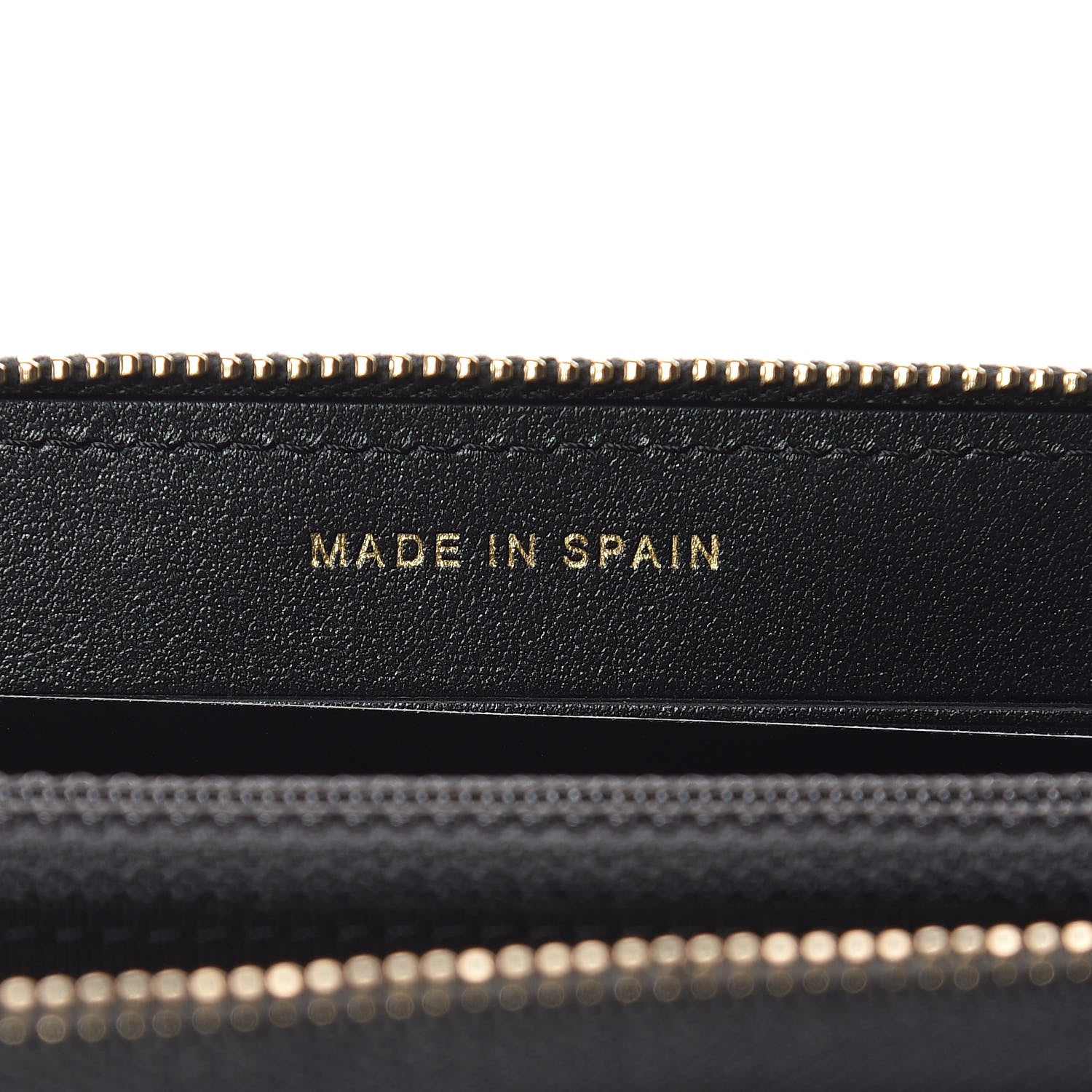 Chanel Iridescent Caviar Quilted Medium Zip Around Wallet Black 6 of 9