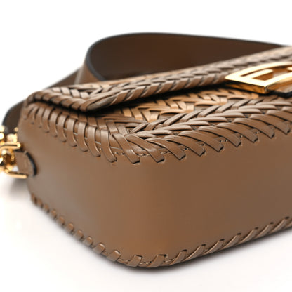 Fendi Vitello King Ceylon Intreccio Baguette  Sand 9 of 10