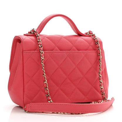 Chanel Caviar Quilted Small Business Affinity Flap Pink 3 of 11