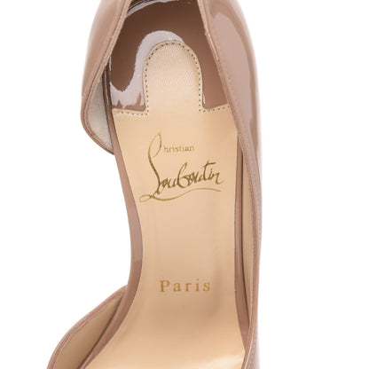 Christian Louboutin Patent Iriza 100 Pumps 37 Nude 6 of 8