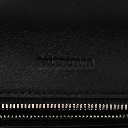 Balenciaga Faux Calfskin Fabric Small Sneakerhead Top Handle Bag Black 6 of 10