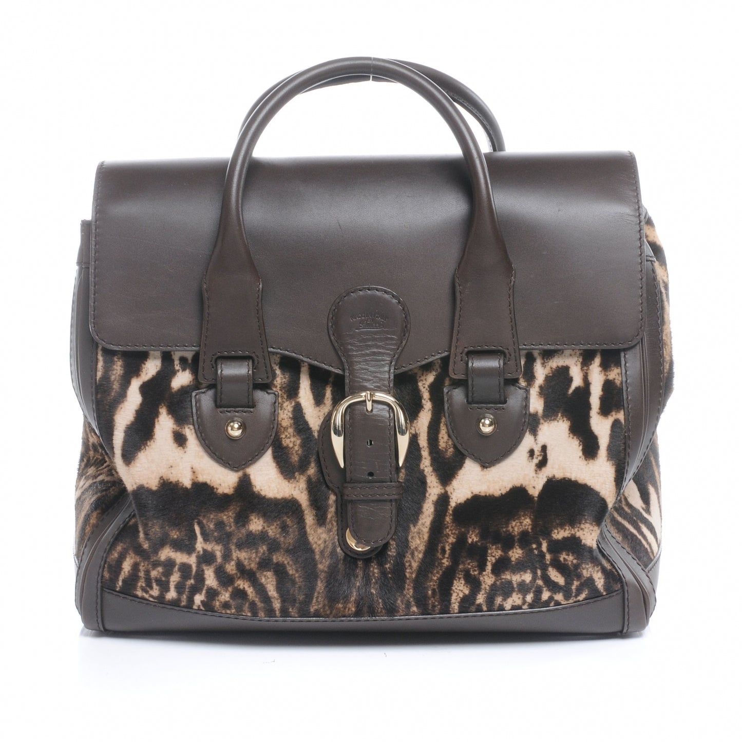 Pony Hair Heritage Leopard Large Hobo