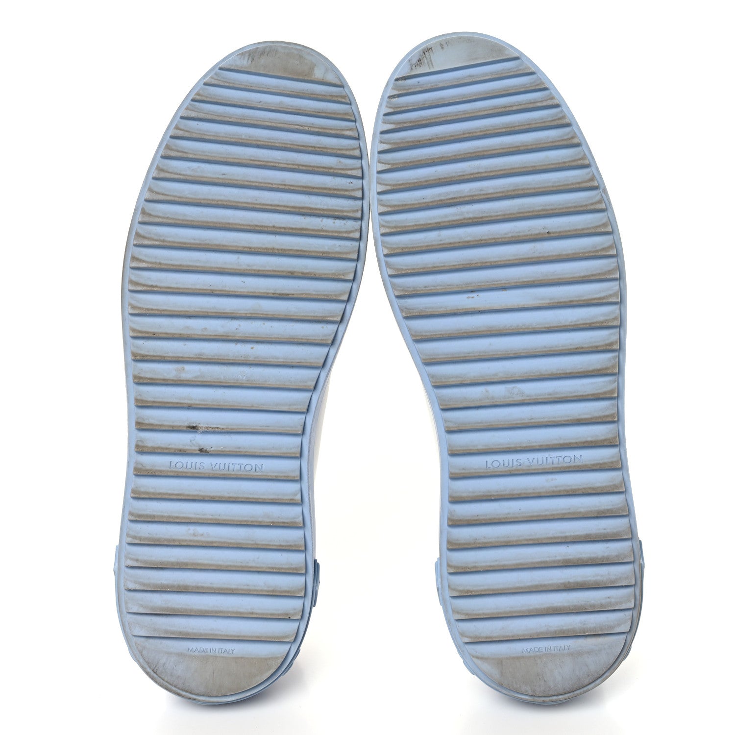 Louis Vuitton Calfskin Time Out LV Sneakers 40 Blue 6 of 10