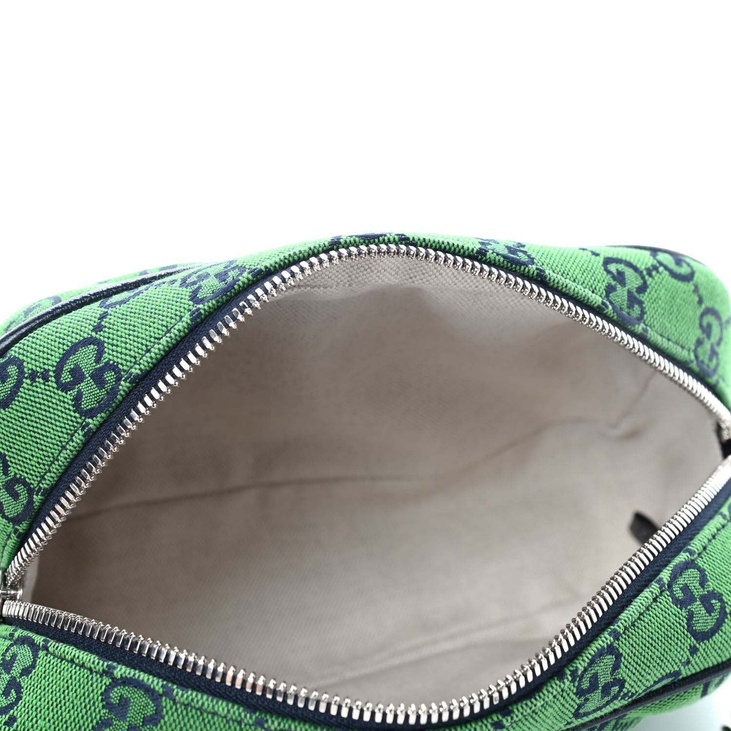 Gucci Monogram Multicolor Matelasse Diagonal Small GG Marmont Chain Shoulder Bag Green Blue 4 of 4