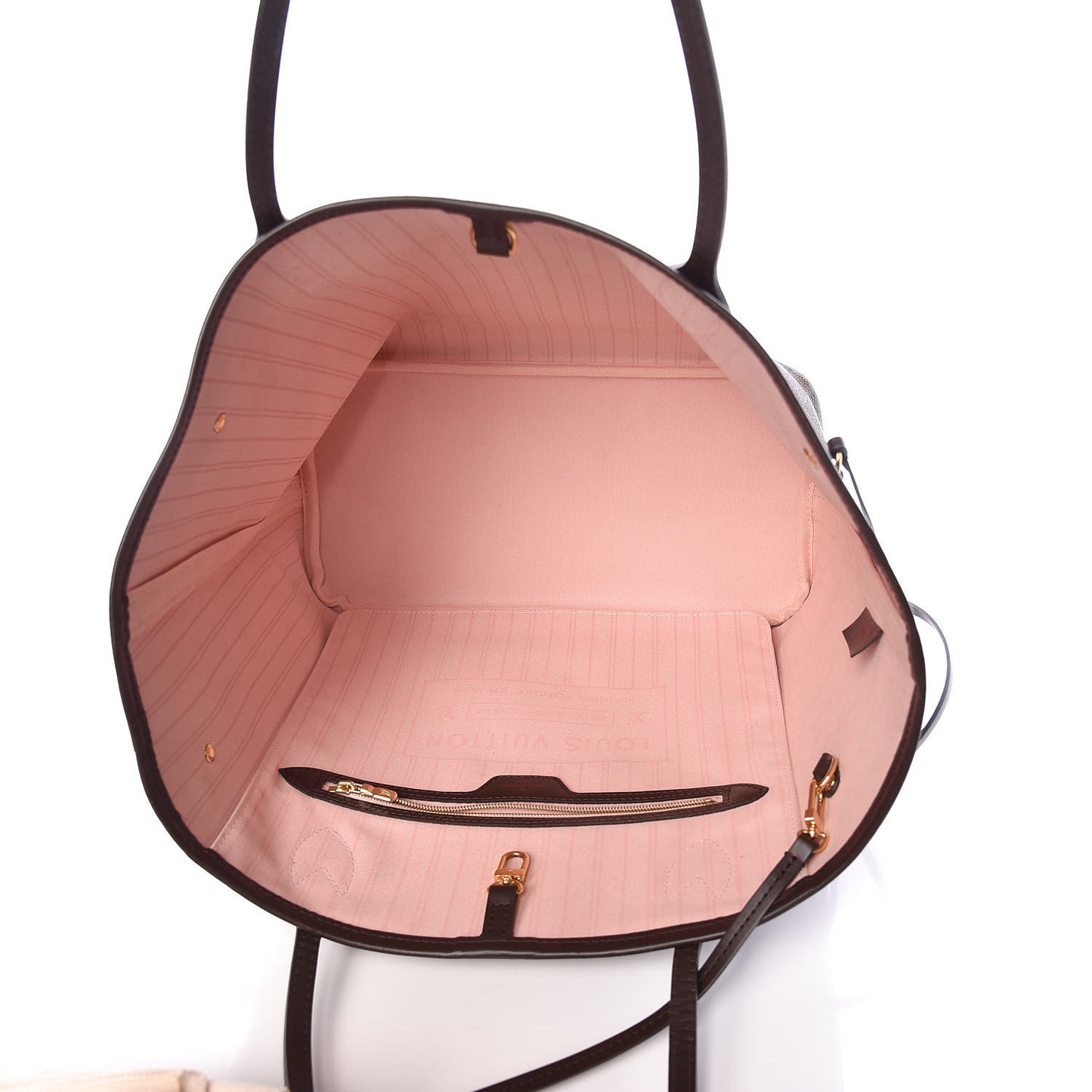 Damier Ebene Neo Neverfull MM Rose Ballerine