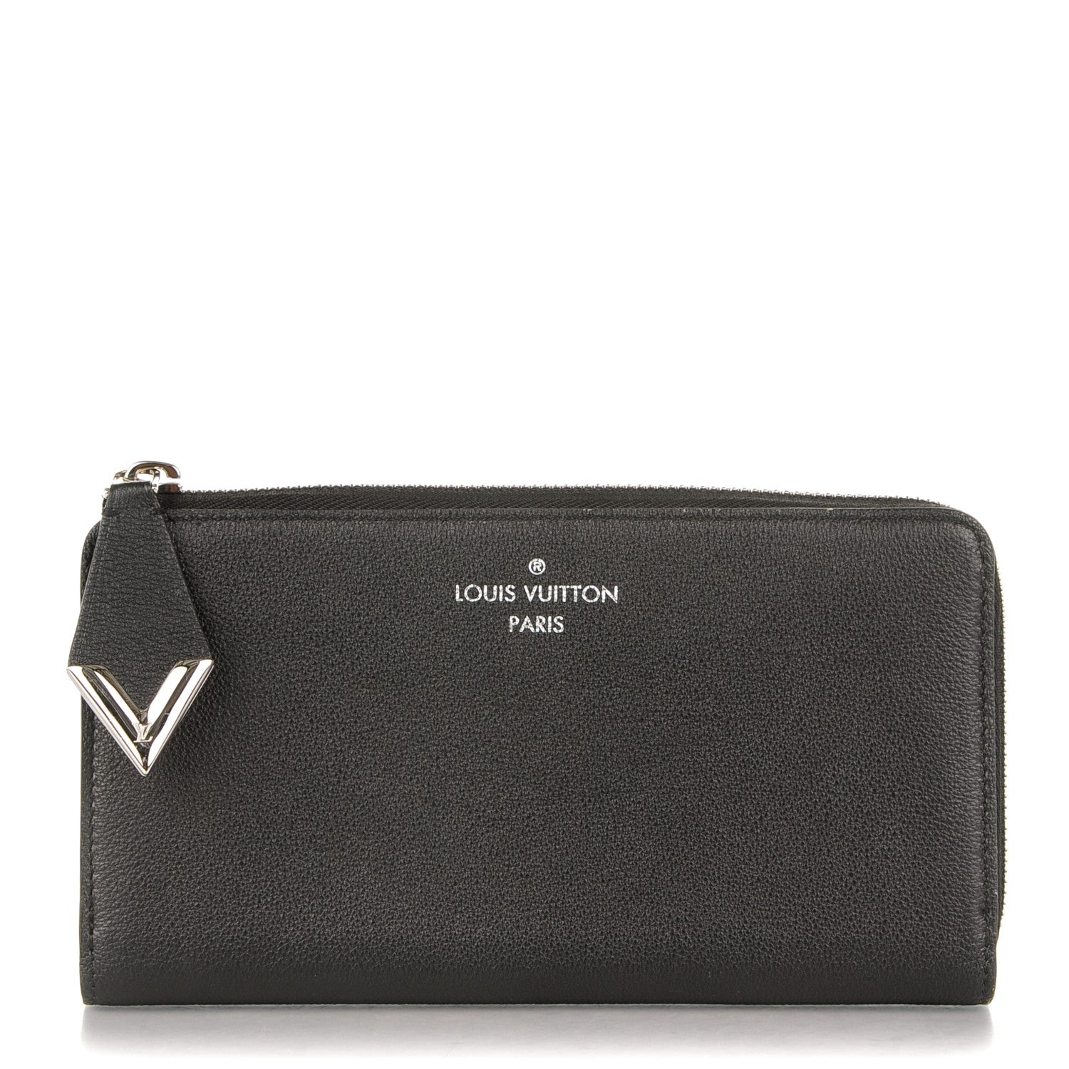 Louis Vuitton Veau Cachemire Comete Wallet Black 1 of 7