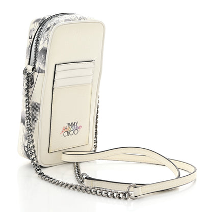 Jimmy Choo X SAILOR MOON Coated Canvas Printed Varenne Phone Case Black White Ultra Black 3 of 10
