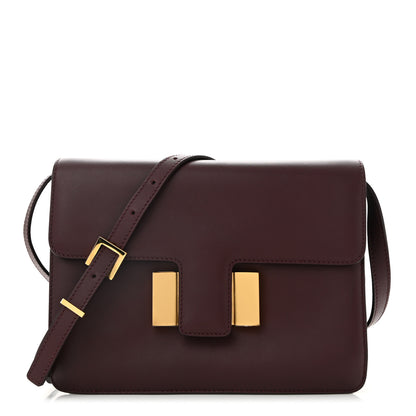 Tom Ford Calfskin Medium Sienna Crossbody Bag  Burgundy 1 of 9