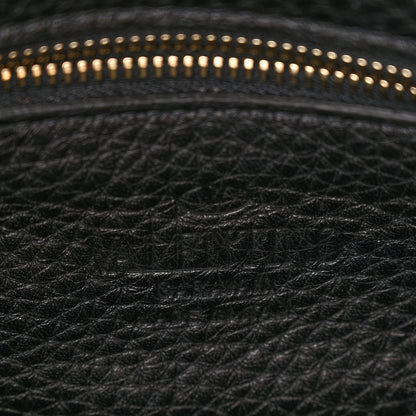 Valentino Garavani Pebbled Calfskin Mini Rockstud Flip-Lock Messenger Bag Black 6 of 9