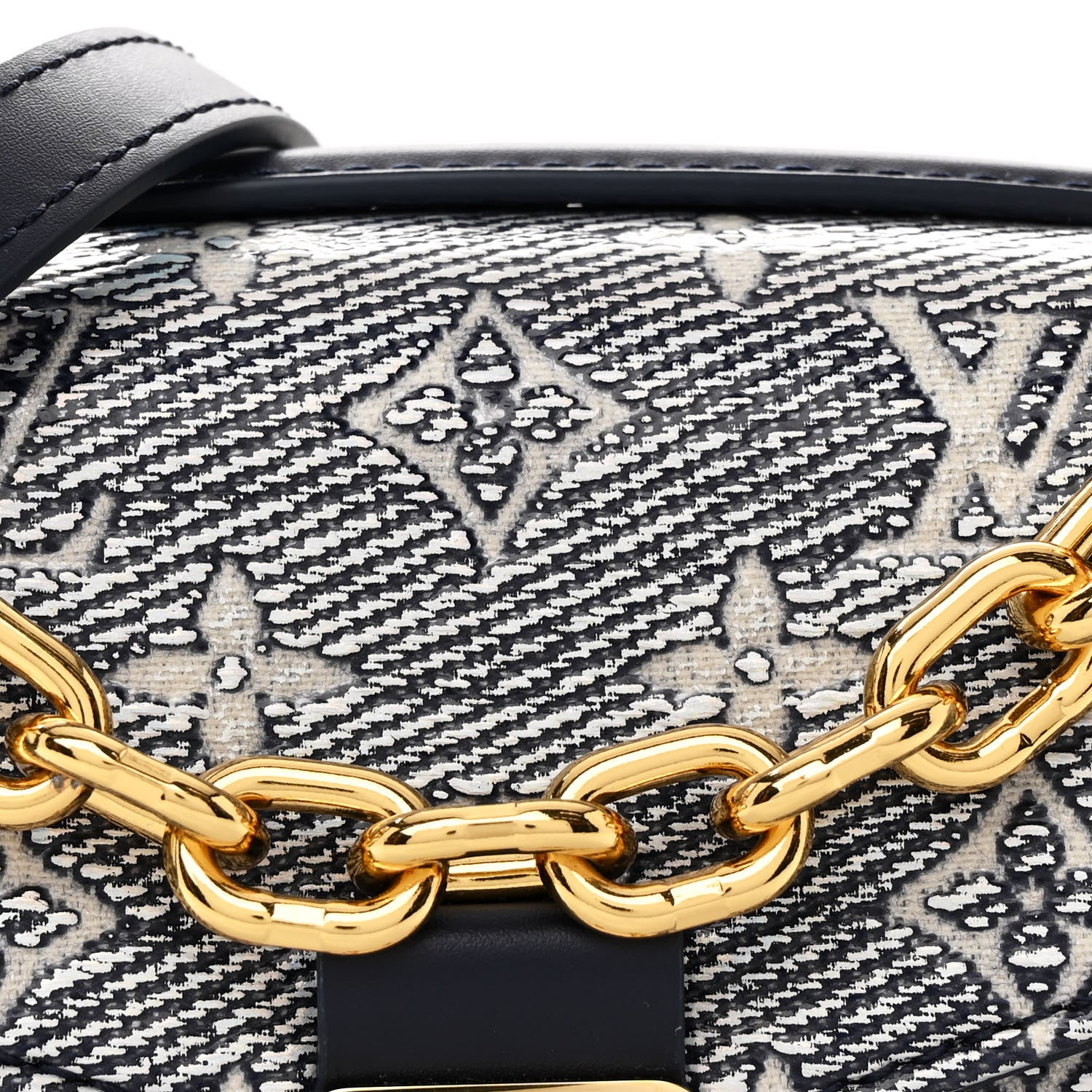 Louis Vuitton Monoglam Pochette Metis East West Blue 8 of 10