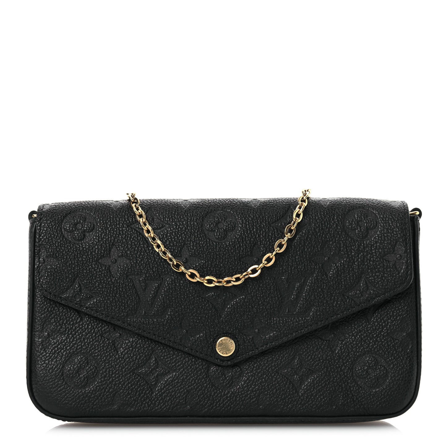 Empreinte Pochette Felicie Chain Wallet Black