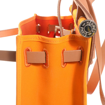 Hermes Toile Herbag Zip 31 PM Jaune d'Or 14 of 18