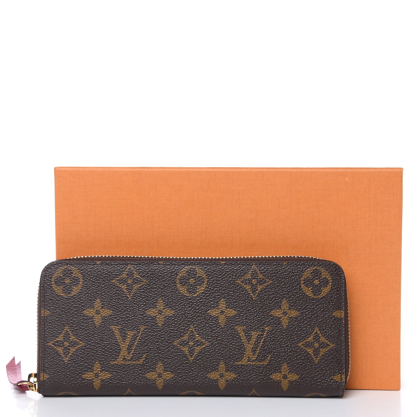 Monogram Clemence Wallet Fuchsia