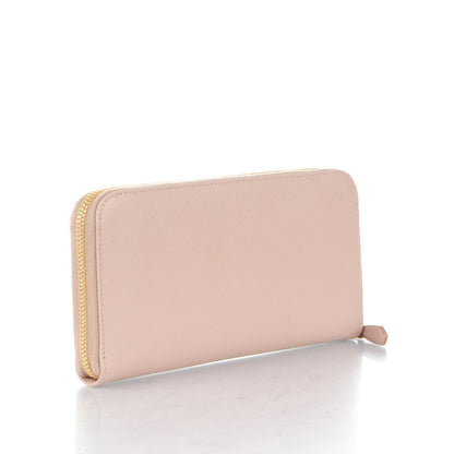 Prada Saffiano Fiocco Bow Zip Around Wallet Cammeo 3 of 7