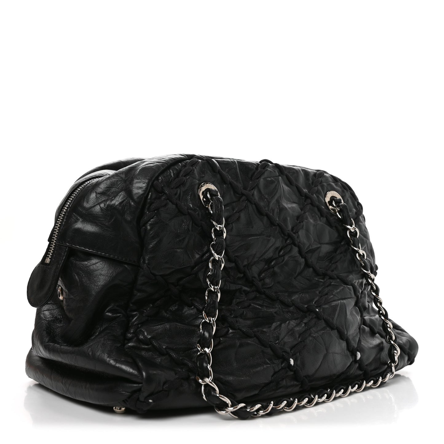 Calfskin Ultra Stitch Bowler Black
