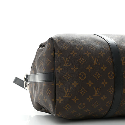 Louis Vuitton Monogram Macassar Keepall Bandouliere 45 7 of 8