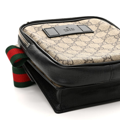 Gucci GG Supreme Monogram Web Belt Bag Black 10 of 12