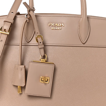 Prada Saffiano City Calfskin Medium Esplanade Cammeo 7 of 9