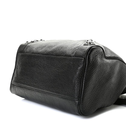 Balenciaga Chevre Silver Metallic Edge Hardware Velo Black 9 of 11