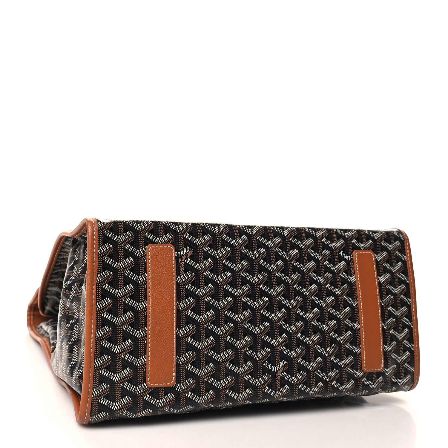 Goyard Goyardine Saint Leger Soft Briefcase Backpack Black Gold 4 of 10