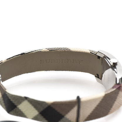 Burberry Stainless Steel Calfskin 20mm Heritage Nova Check Quartz Watch BU9503 8 of 8