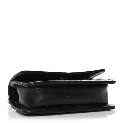 Chanel Shiny Lambskin Quilted Mini Flap Black 3 of 10