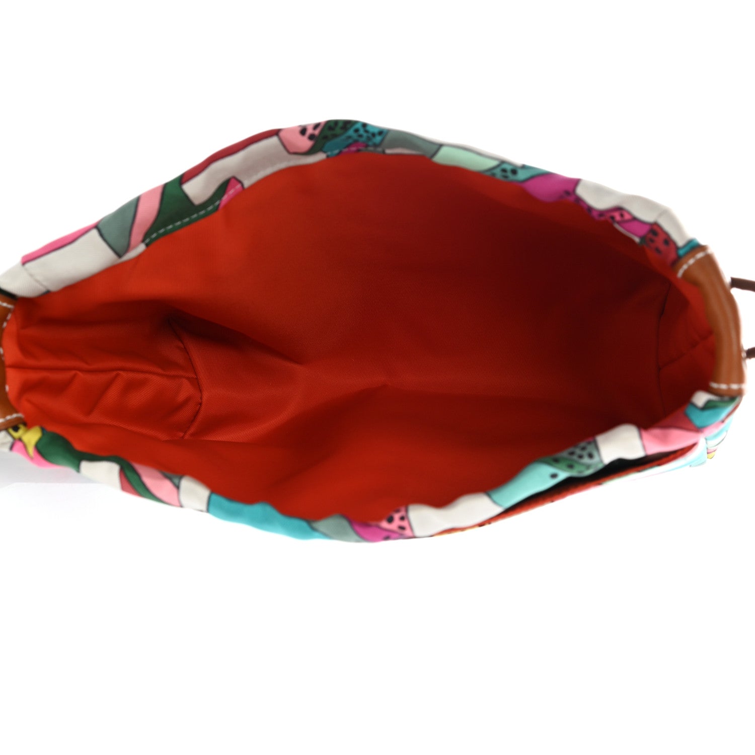 Hermes Silk On A Summer Day Fourbi 20 PM Pouch Tosca Bleu Paon 5 of 9