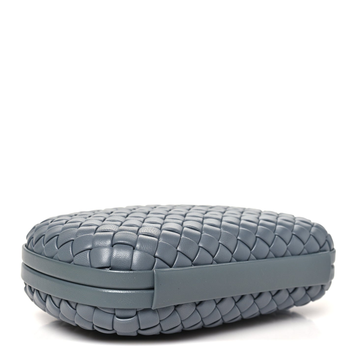 Nappa Intrecciato Minaudiere Knot Clutch Thunder
