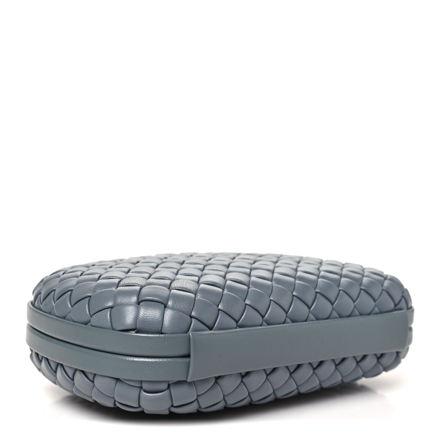 Bottega Veneta Nappa Intrecciato Minaudiere Knot Clutch Thunder 4 of 9
