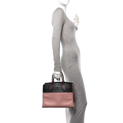 Louis Vuitton Calfskin City Steamer MM Magnolia Black 2 of 13