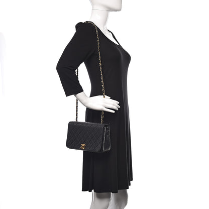 Chanel Lambskin Quilted Small Single Flap Black 2 of 17
