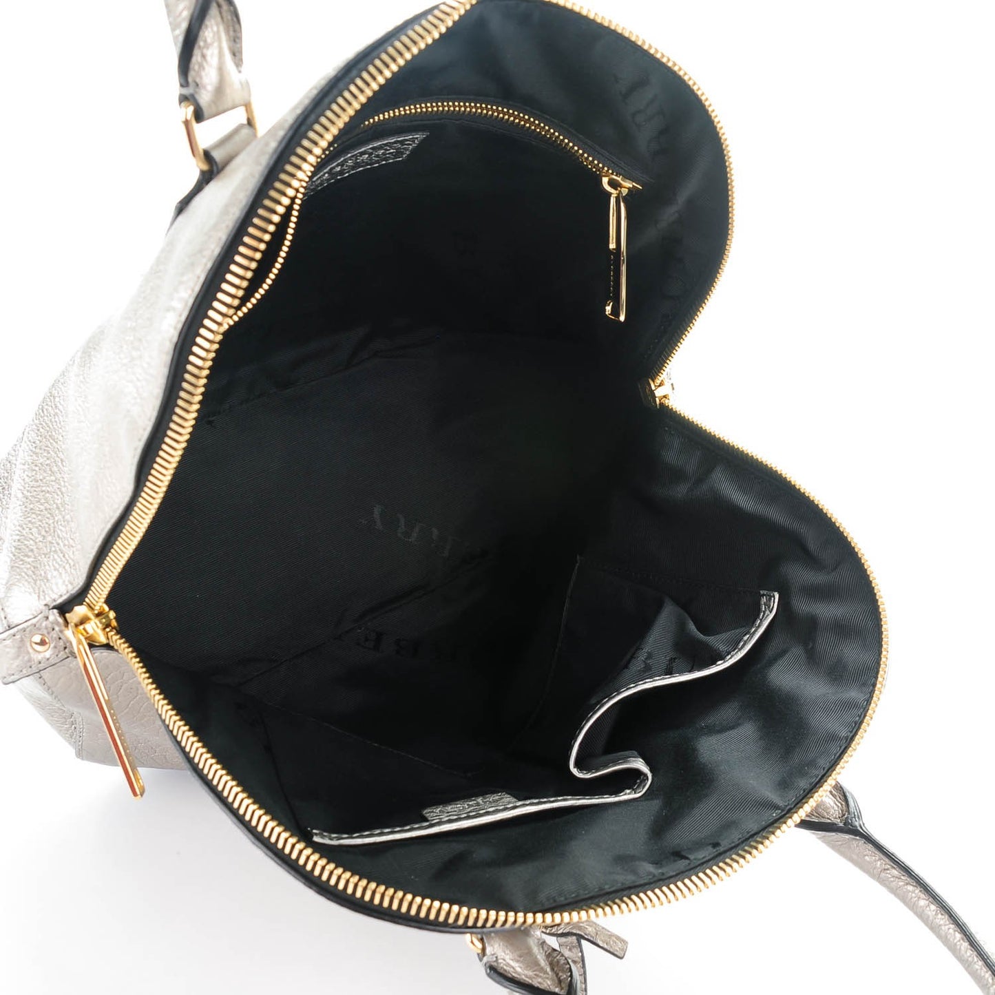 Metallic Heritage Grain Medium Orchard Bowling Bag Silver