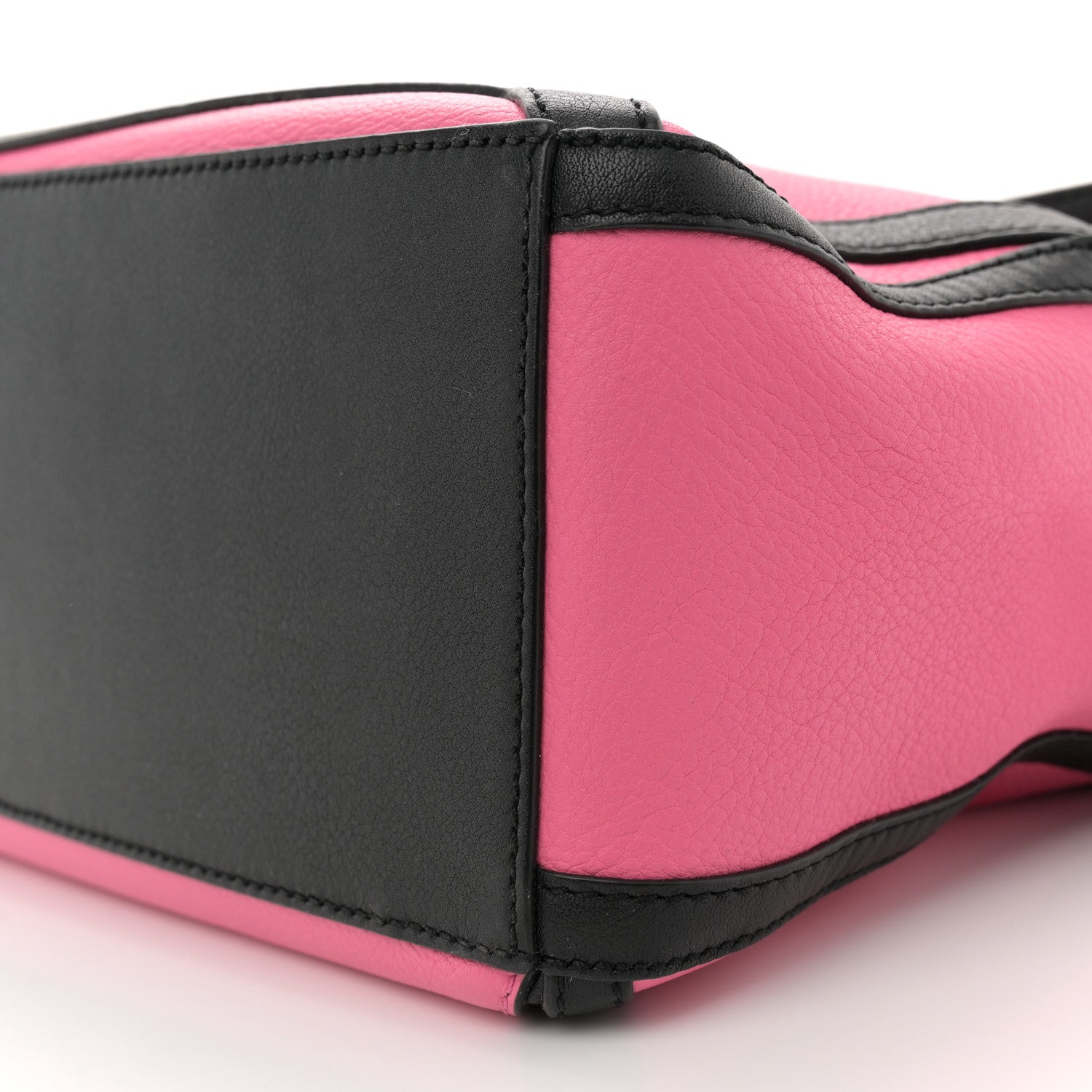 Loewe Calfskin Small Graphic Puzzle Bag Raspberry Wild Rose