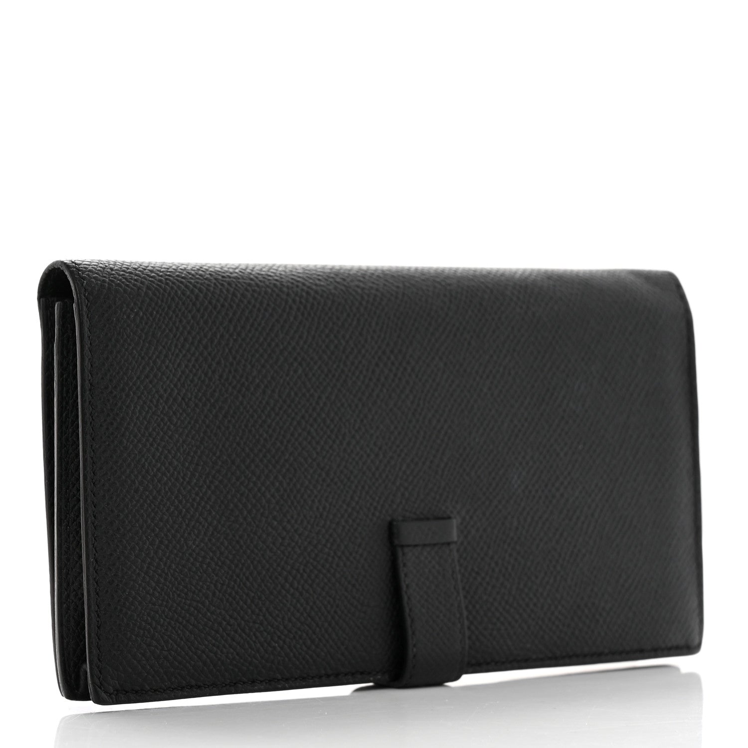 Hermes Epsom Bearn Gusset Wallet Black 3 of 10