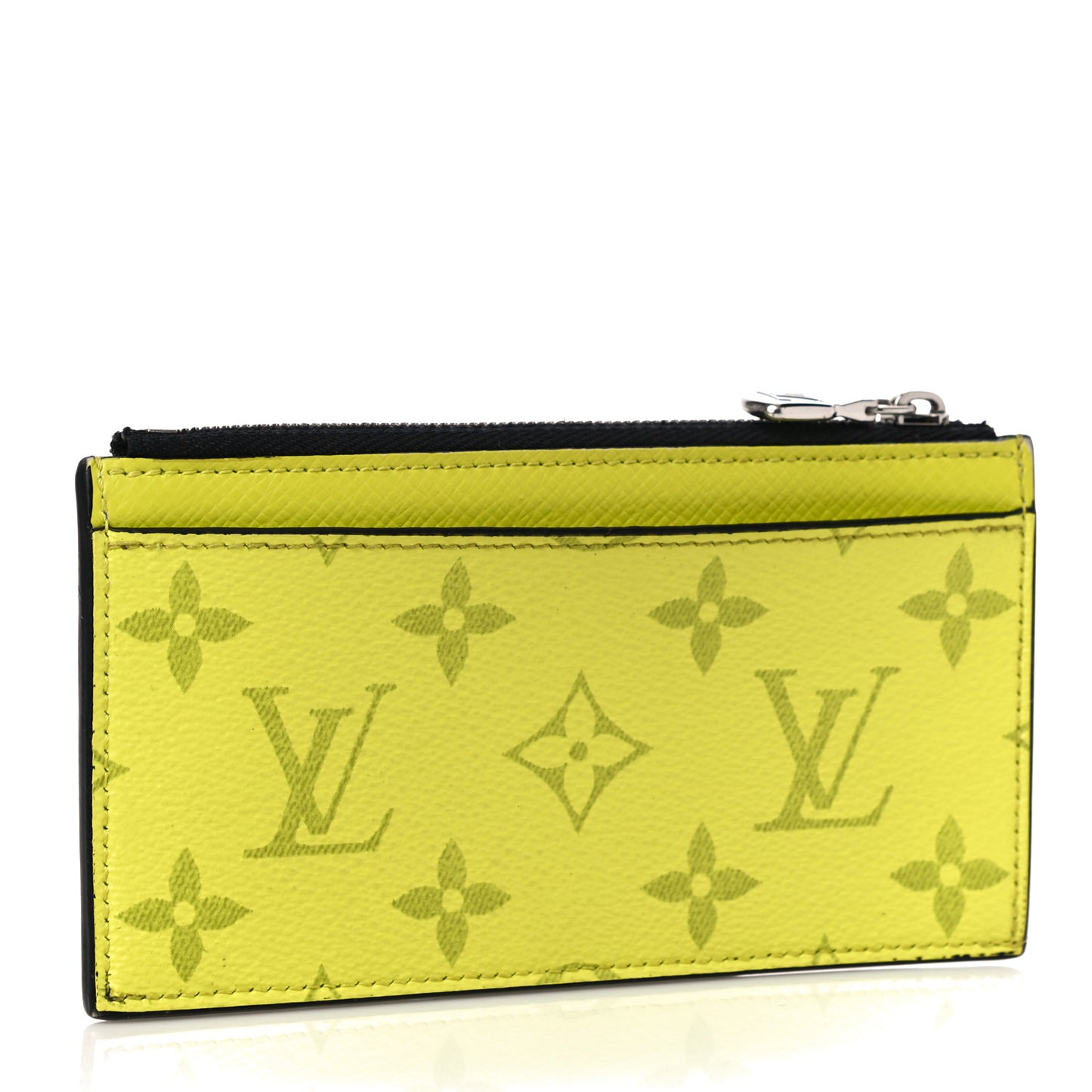 Monogram Taiga Coin Card Holder Yellow