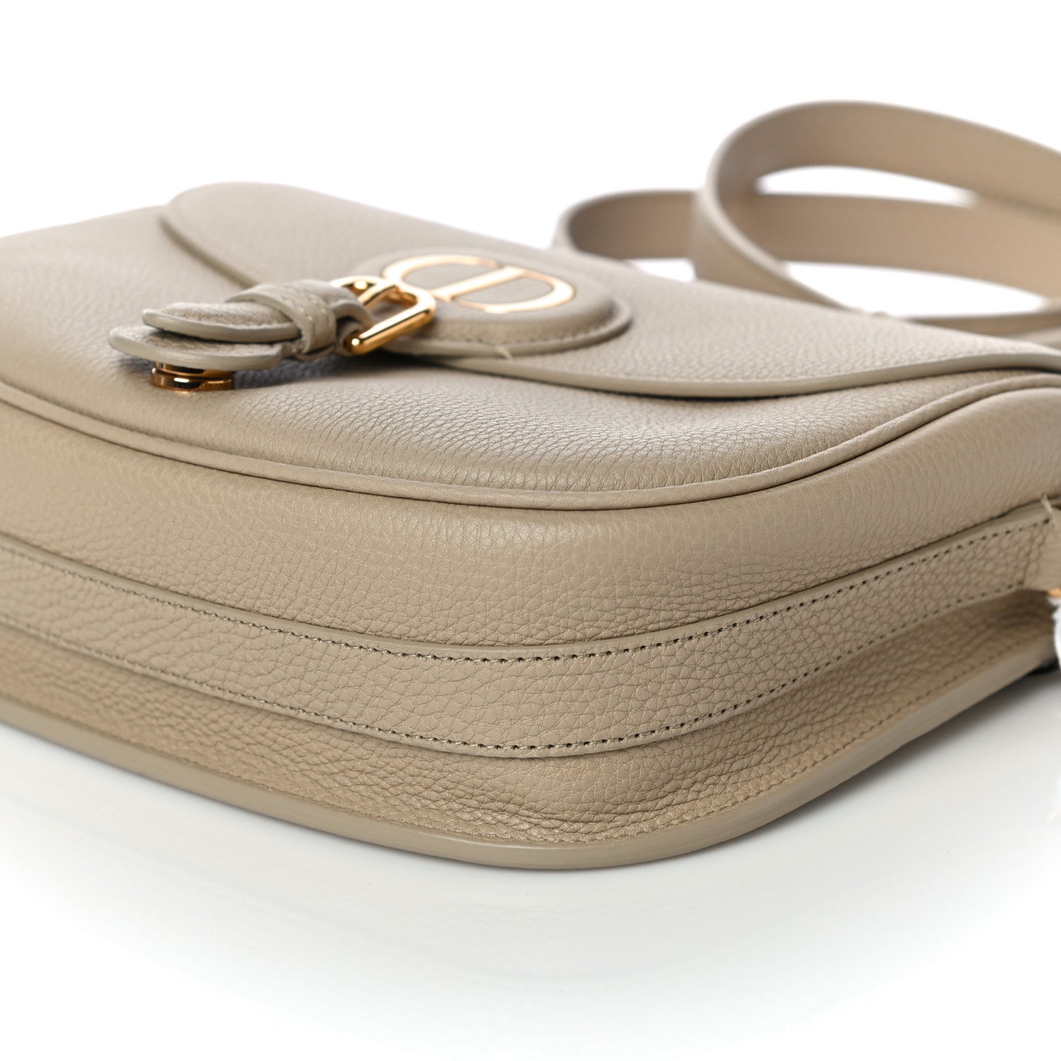 Christian Dior Grained Calfskin Medium Bobby Flap Beige 9 of 10
