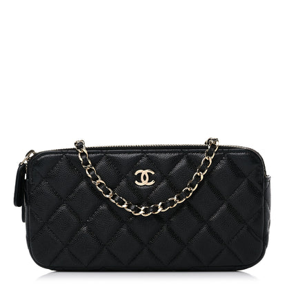 Chanel Caviar Quilted Small Clutch With Chain Black 1 of 13