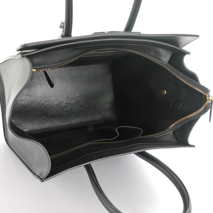 Celine Smooth Calfskin Mini Luggage Black 6 of 8