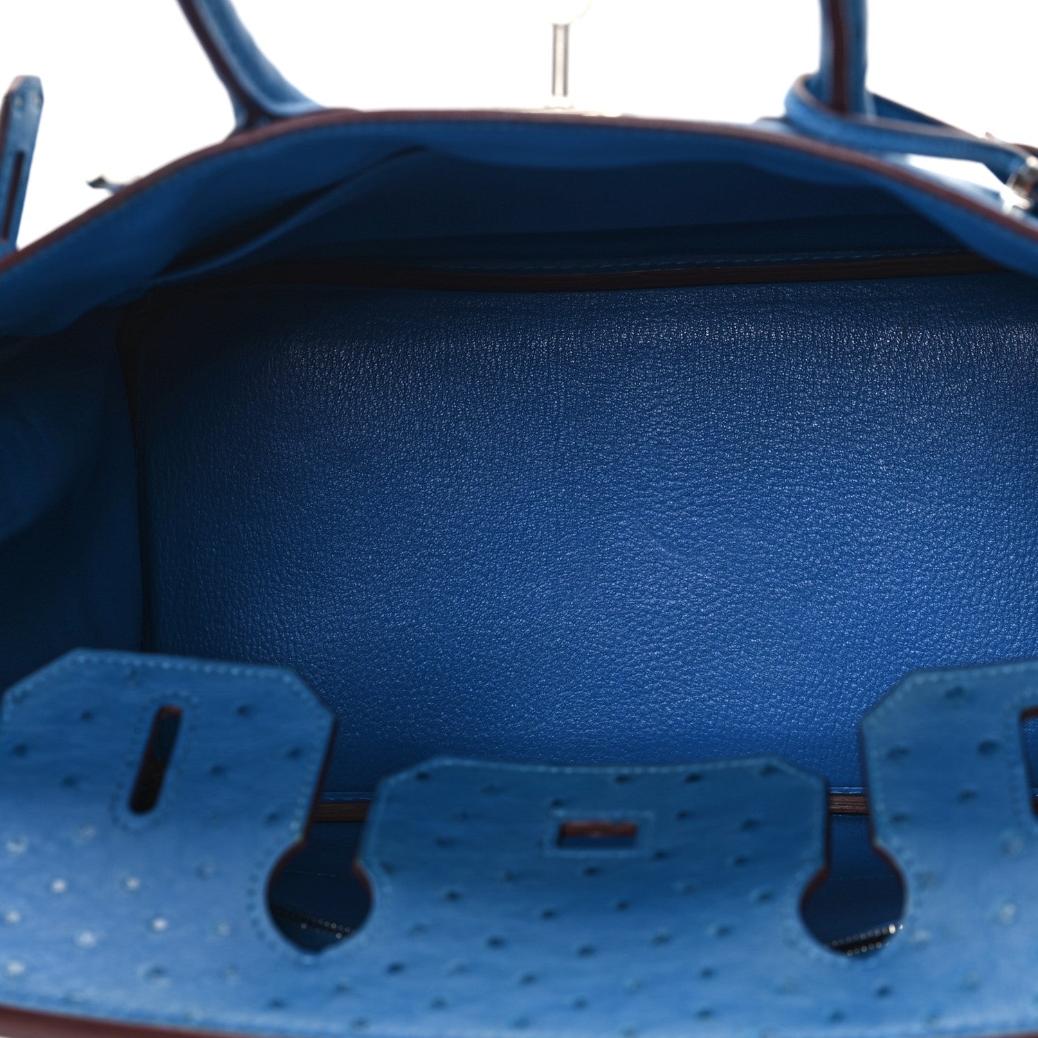 Hermes Ostrich Birkin 30 Mykonos 5 of 13