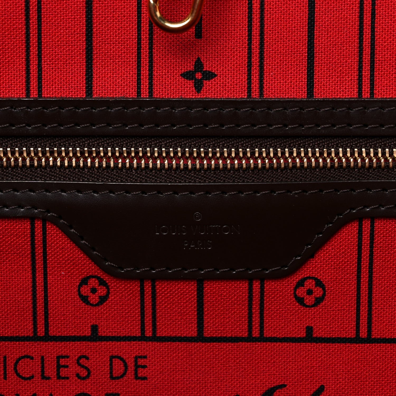 Louis Vuitton Damier Ebene Neverfull GM 6 of 16