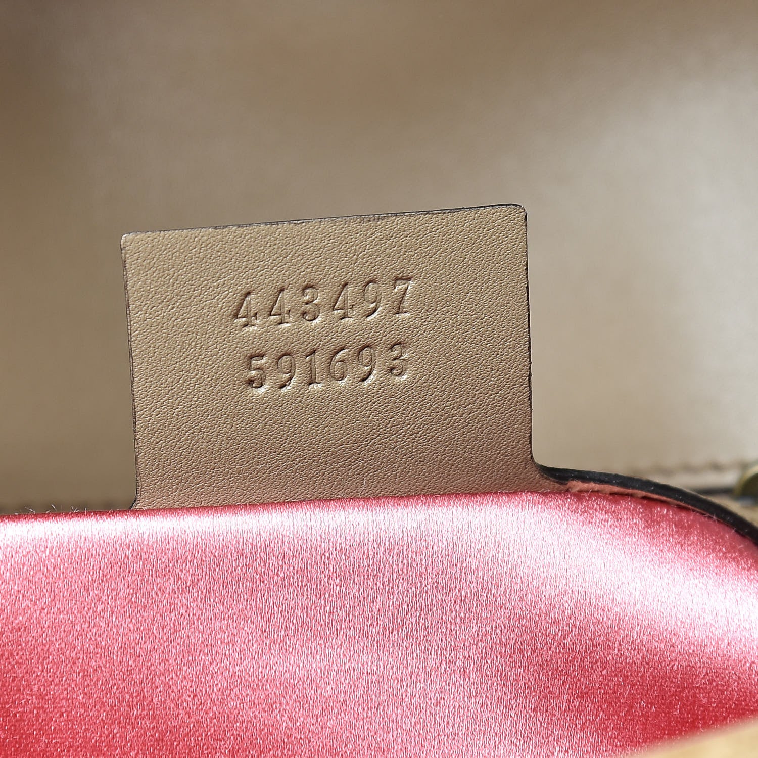 Gucci Velvet Matelasse Small GG Marmont Shoulder Bag Taupe 7 of 15