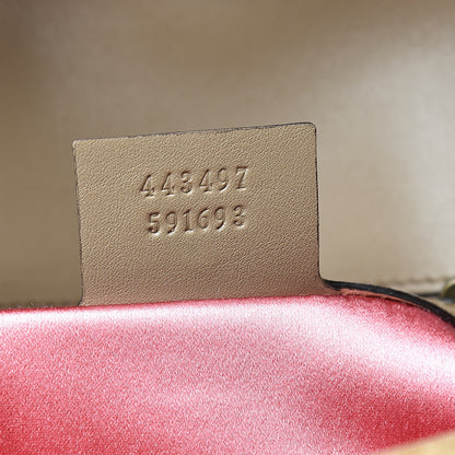 Gucci Velvet Matelasse Small GG Marmont Shoulder Bag Taupe 7 of 15