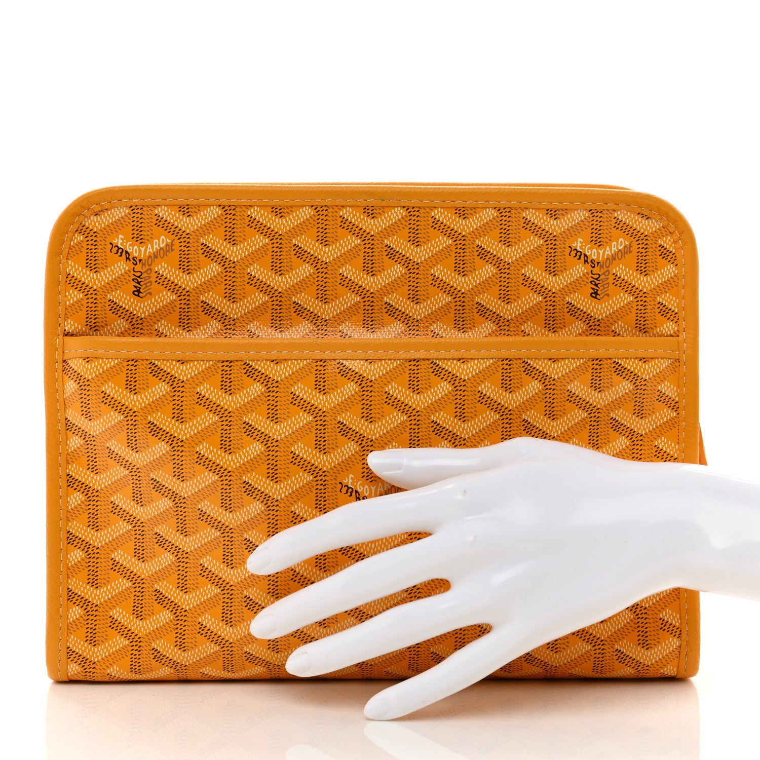 Goyard Goyardine Jouvence Toiletry Pouch Yellow 2 of 6
