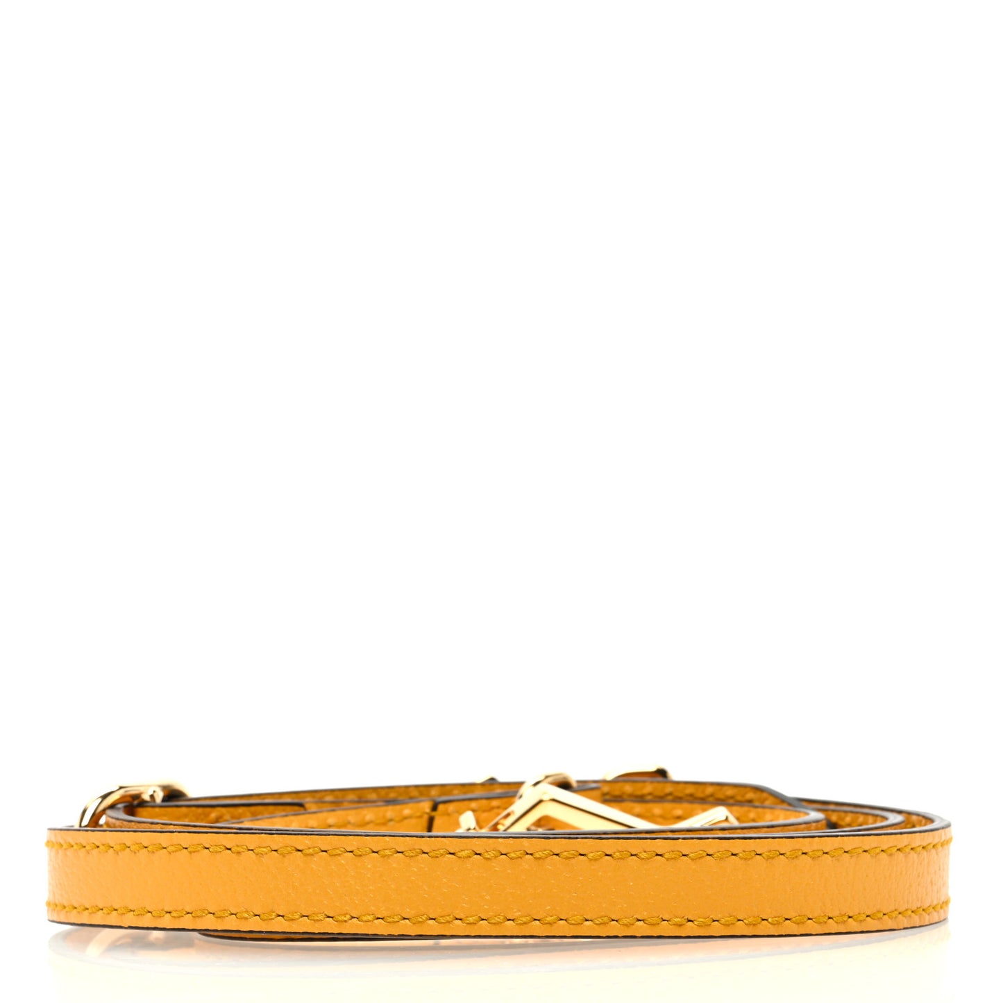 Calfskin 16mm Adjustable Shoulder Strap Yellow
