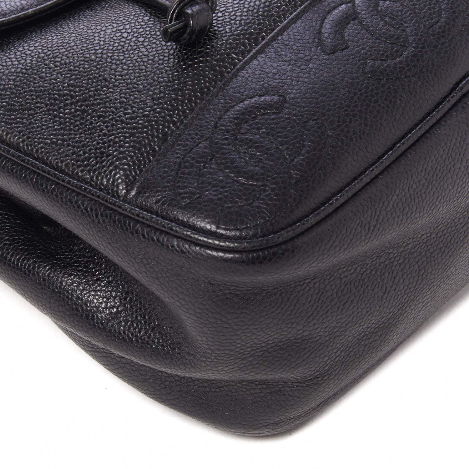 Chanel Caviar CC Backpack Black 6 of 9