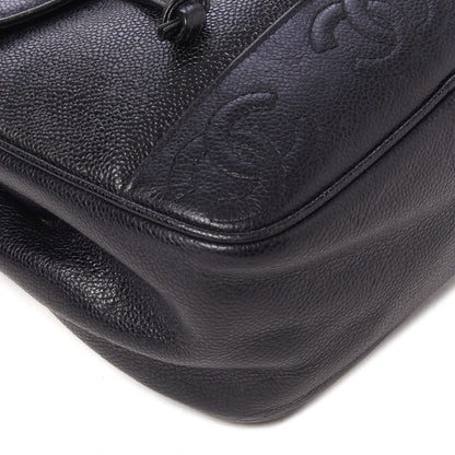 Chanel Caviar CC Backpack Black 6 of 9