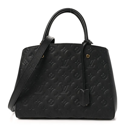 Louis Vuitton Empreinte Montaigne MM Black 1 of 10